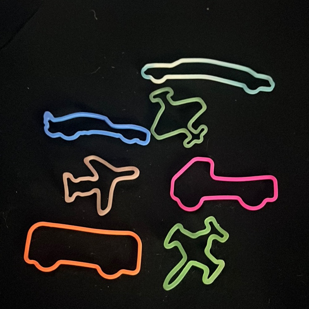 Vintage silly bands-vehicles